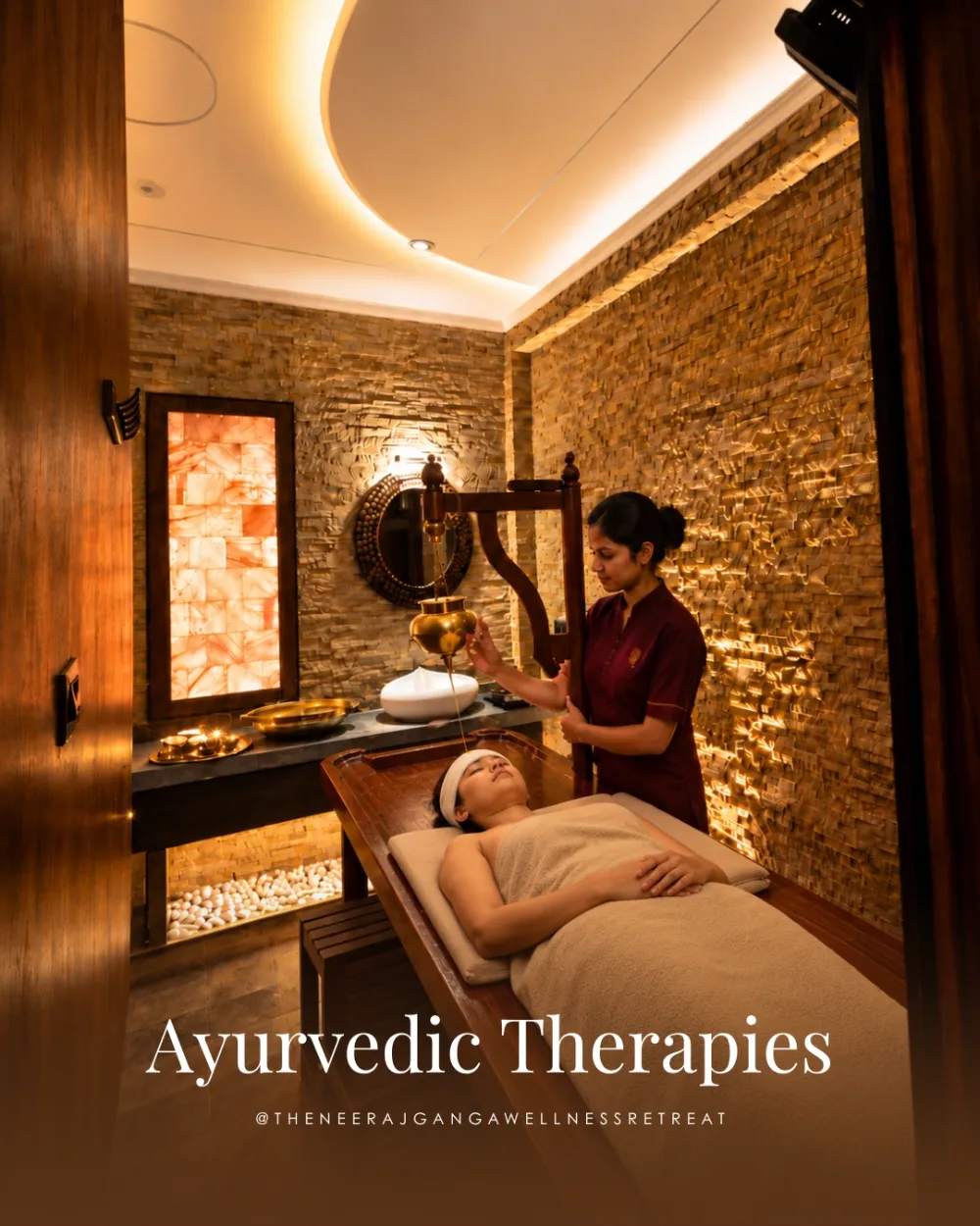 Ayurvedic therapies at The Neeraj Ganga Wellness Retreat in Rishikesh