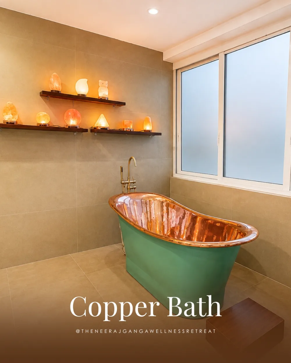 Copper Bath Ritual at The Neeraj Ganga Wellness Retreat in Rishikesh