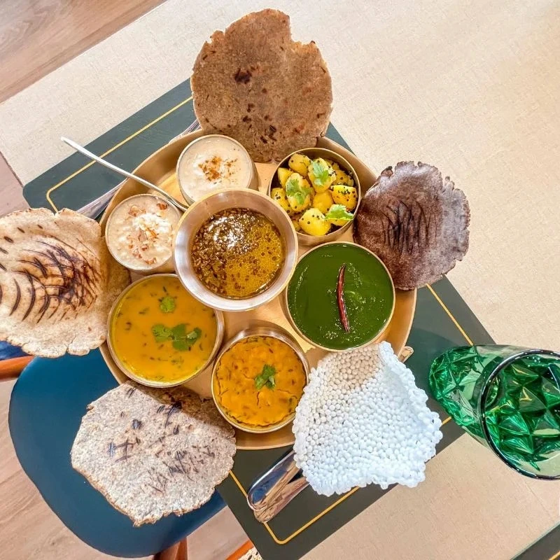 Satvik food at The Neeraj Ganga Wellness Retreat in Rishikesh