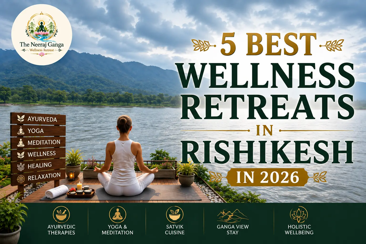 5 Best Wellness Retreats in Rishikesh In 2026