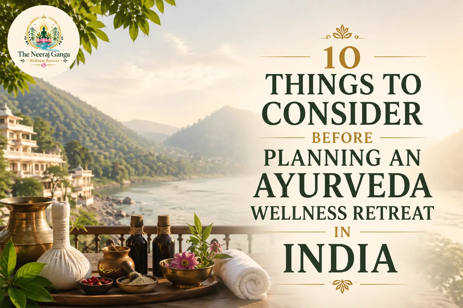 10 Things to Consider Before Planning an Ayurveda Wellness Retreat in India