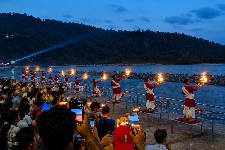 Trivandi Ghat Rishikesh Ganga Arti