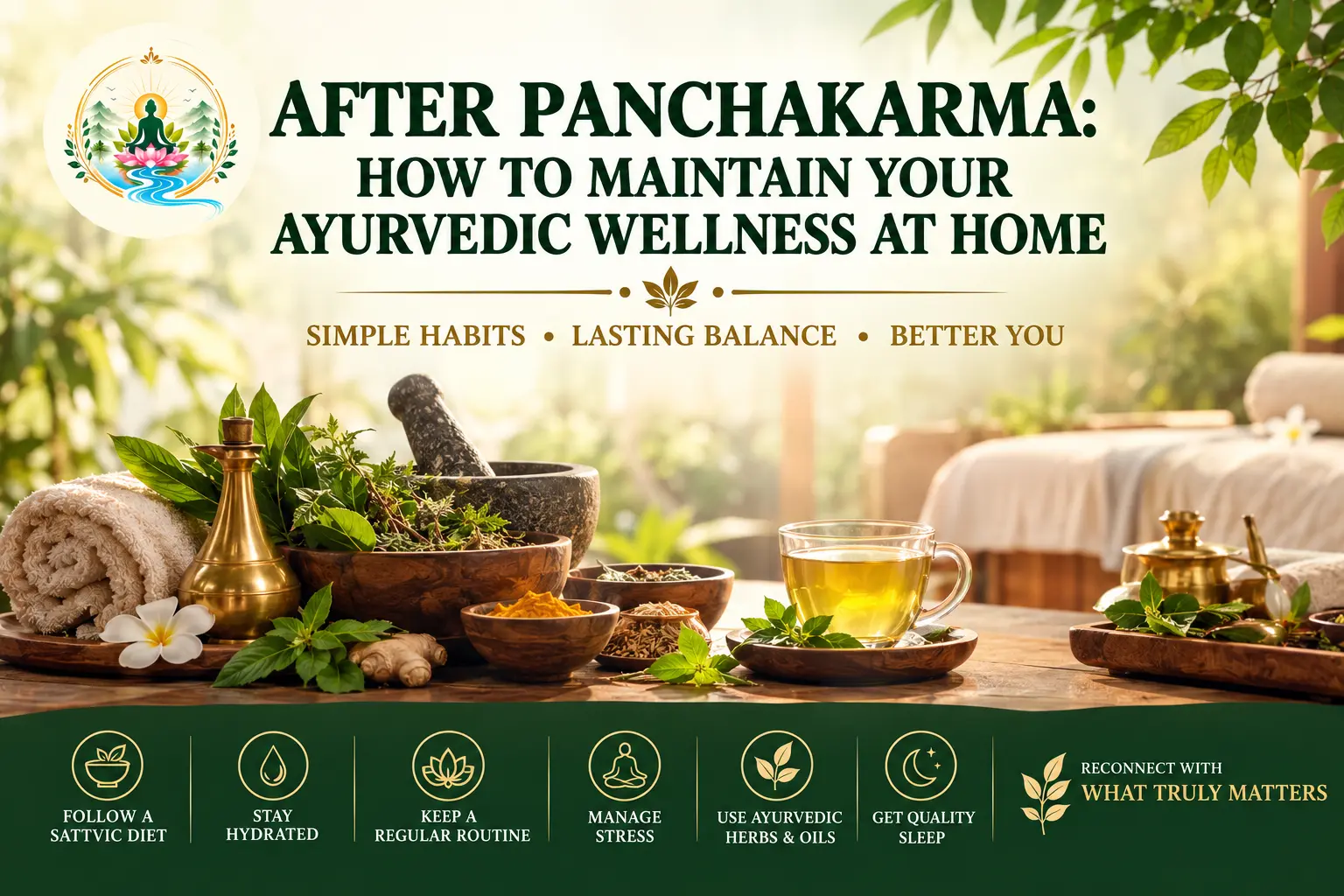 After Panchakarma: How to Maintain Your Ayurvedic Wellness at Home