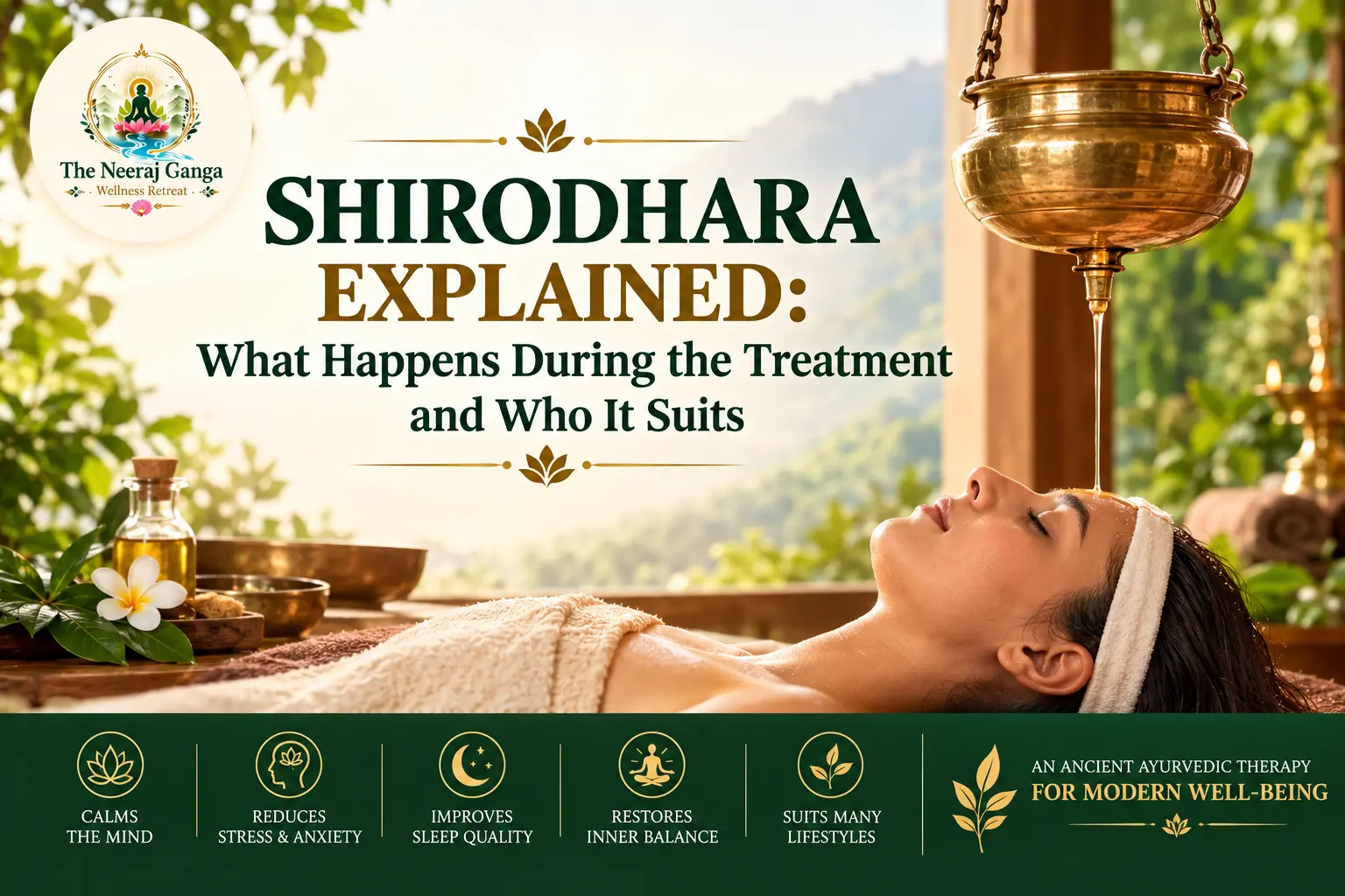 Shirodhara Explained: What Happens During the Treatment and Who It Suits